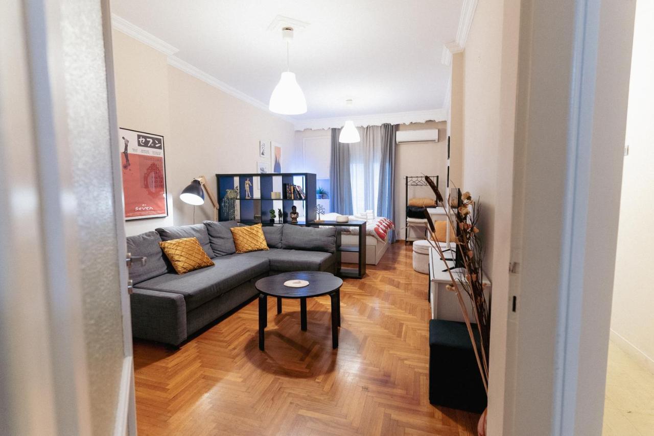 Charming 85Sqm Apartment With Panoramic City-Views Tesalónica Exterior foto