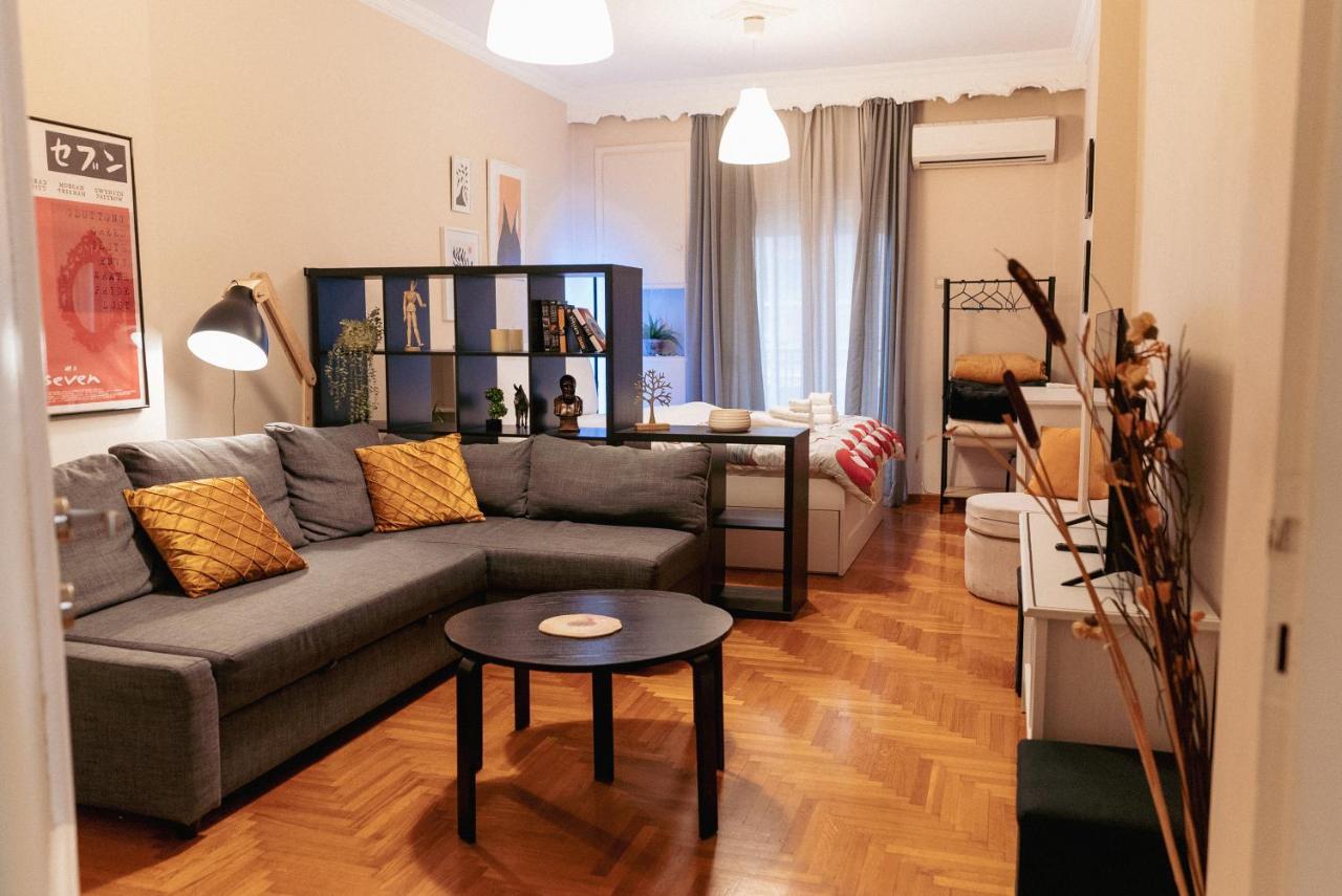 Charming 85Sqm Apartment With Panoramic City-Views Tesalónica Exterior foto