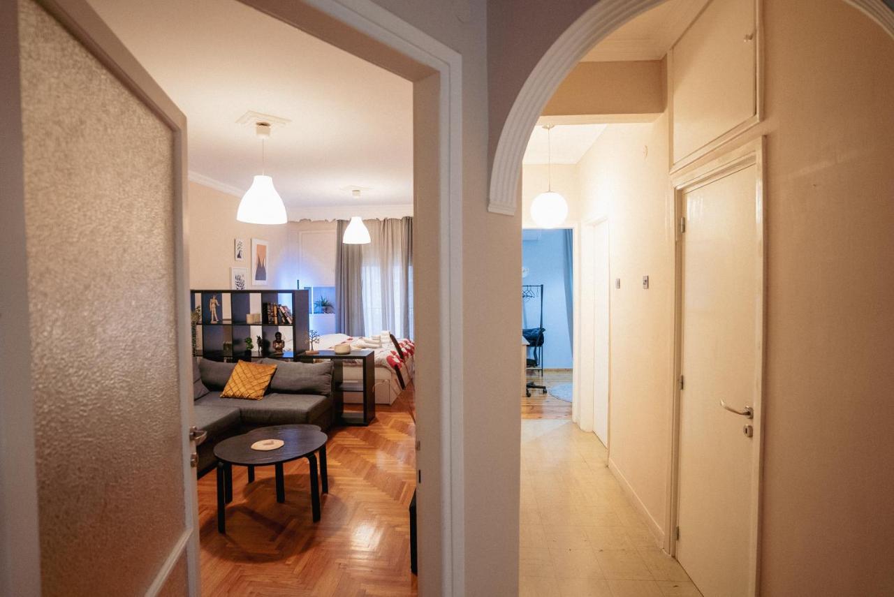 Charming 85Sqm Apartment With Panoramic City-Views Tesalónica Exterior foto